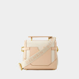 Sac À Bandoulière B-Buzz 23 - Balmain - Toile - Beige