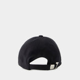 Casquette Signature - Balmain - Coton - Noir/Ivoire