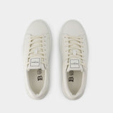 Sneakers B-Court - Balmain - Cuir - Blanc