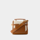 Sac À Bandoulière B-Buzz 23 - Balmain - Toile - Beige