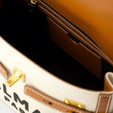 Sac À Bandoulière B-Buzz 23 - Balmain - Toile - Beige