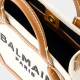 Cabas B-Army Mini - Balmain - Toile - Beige