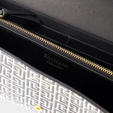 Wallet On Chain B-Buzz - Balmain - Cuir - Ivoire