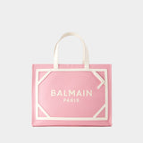 Cabas B-Army Medium - Balmain - Toile - Rose