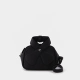 Sac Loop Baguette en Cuir Noir