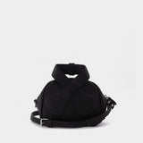 Sac Loop Baguette en Cuir Noir