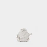 Sac Mini X Loop en Cuir Blanc