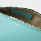 Sac Hobo Baby Shark - Courrèges - Cuir - Bleu