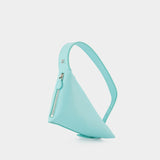 Sac Hobo Baby Shark - Courrèges - Cuir - Bleu
