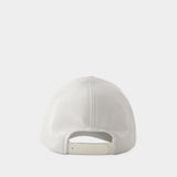 Casquette Signature Vinyle - Courreges - Vinyle - Dirty White