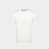 T-Shirt AC Straight - Courreges - Coton - Heritage White