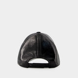 Casquette Vinyl Réedition - Courreges - Coton - Noir