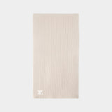 Écharpe Ac Rib - Courreges - Laine - Beige