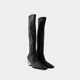 Bottes Circle - Courreges - Cuir Synthétique - Noir