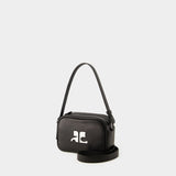 Sac Camera Réedition - Courreges - Cuir - Noir