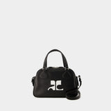 Sac Bowling Réedition - Courreges - Cuir - Noir