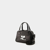 Sac Bowling Réedition - Courreges - Cuir - Noir