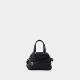 Sac À Main Mini Bowling - Courreges - Cuir - Noir