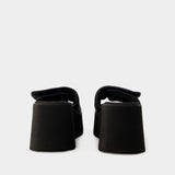 Sandales Scuba Wave - Courreges - Polyester - Noir