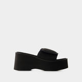 Sandales Scuba Wave - Courreges - Polyester - Noir