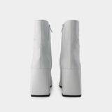 Bottines Heritage - Courreges - Cuir - Blanc Héritage