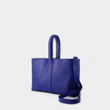 Sac À Main Leonore - Ines de la Fressange - Cuir - Bleu Cobalt