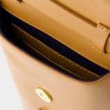 Sac À Bandoulière Leonore - Ines de la Fressange - Cuir - Camel