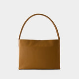 Sac Porté Épaule Leonore L - Ines de la Fressange - Cuir - Camel