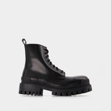 Bottines Strike Bootie L20 en Cuir Arena Noir