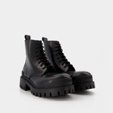 Bottines Strike Bootie L20 en Cuir Arena Noir