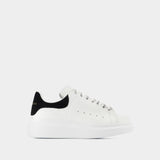 Sneakers Oversized - Alexander Mcqueen - Cuir - Blanc/Noir