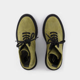 Bottines Type 165 en Cuir Kaki