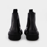 Bottines Type 156 en Cuir Noir