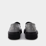 Mocassins 159 en Cuir Gris