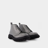 Bottines Type 121 en Cuir Gris