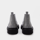Bottines Type 121 en Cuir Gris