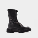 Bottes Type 185 en Cuir Noir