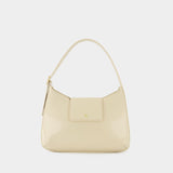 Sac Porté Épaule Bobo - Rouje - Cuir - Crème