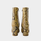 Bottines Celeste - Rouje - Cuir - Python Naturel