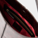 Sac Hobo Frenchy - Rouje - Cuir - Noir Vernis Tortue