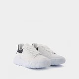 Baskets Larry en Cuir Blanc