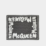 Echarpe Graffiti Biker en Modal Noir et Ivoire