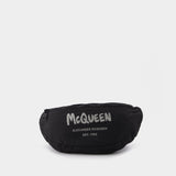 Sac Ceinture en Tissu Noir