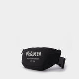 Sac Ceinture en Tissu Noir