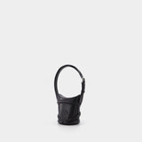 Sac The Curve Micro en Cuir Noir