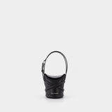Sac The Curve Micro en Cuir Noir