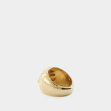 Bague Bb Signet Ring - Balenciaga - Doré
