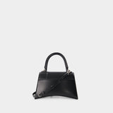 Sac À Main Hourglass - Balenciaga - Cuir - Noir