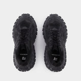 Sneakers Defender en Cuir Noir