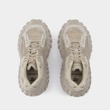 Sneakers Defender en Cuir Beige